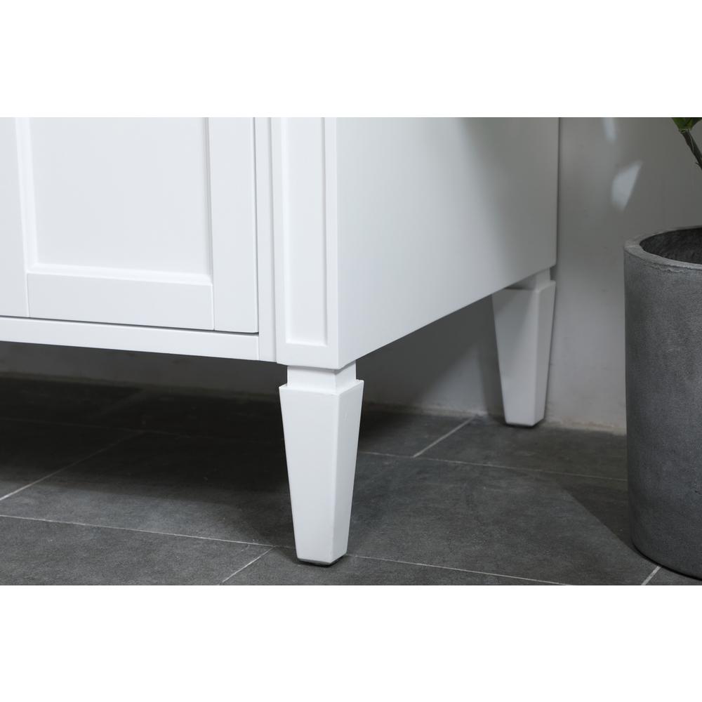 36 inch Single bathroom vanity in White. Picture 5