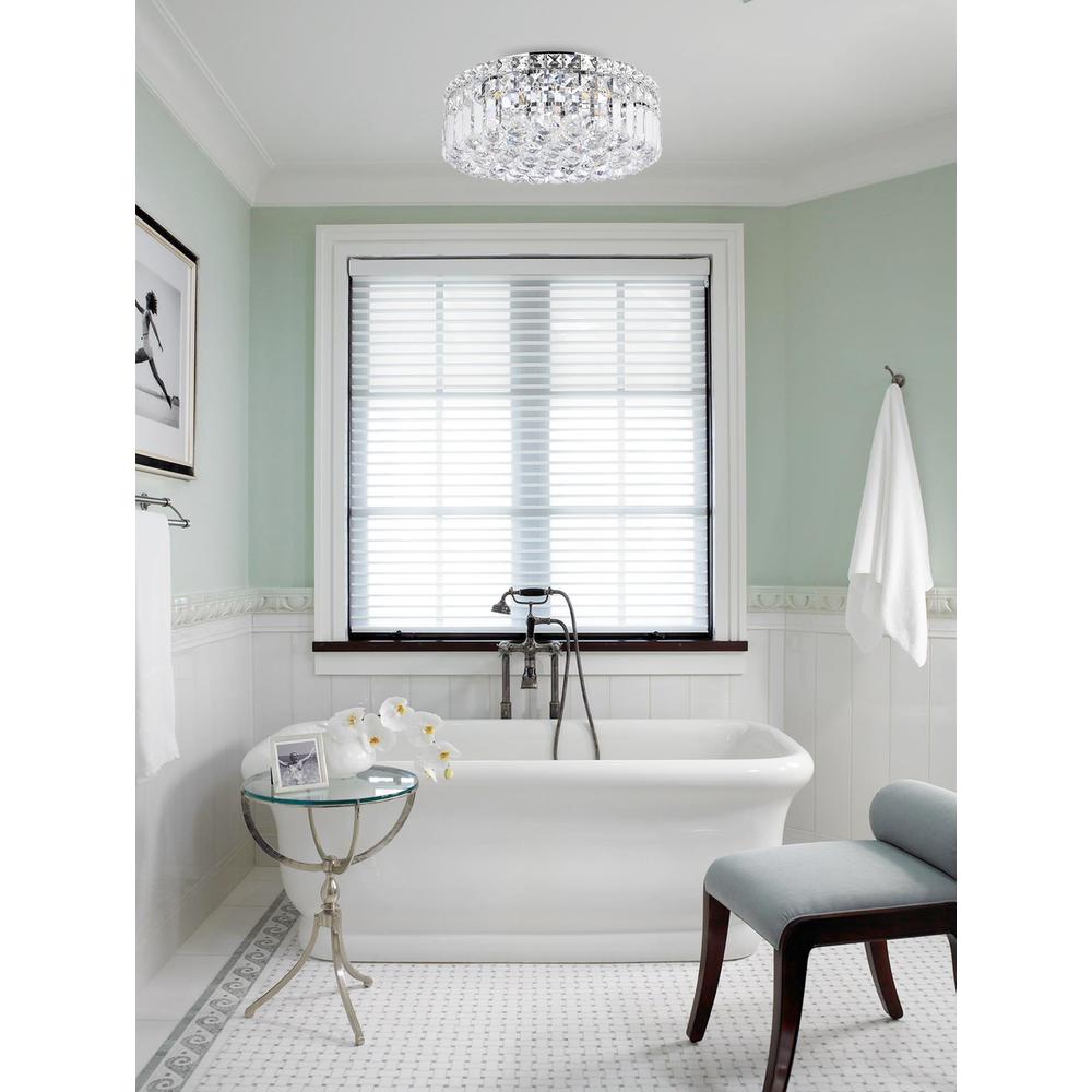 Maxime 5 light Chrome Flush Mount Clear Royal Cut Crystal. Picture 8