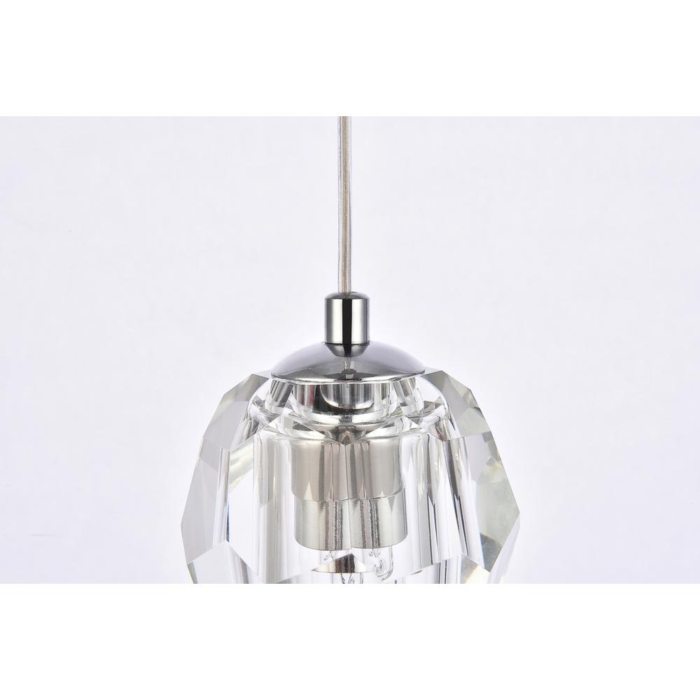 Eren 1 light Chrome pendant. Picture 4