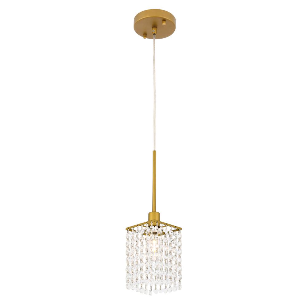 Taylor 1 light Brass Pendant. Picture 6