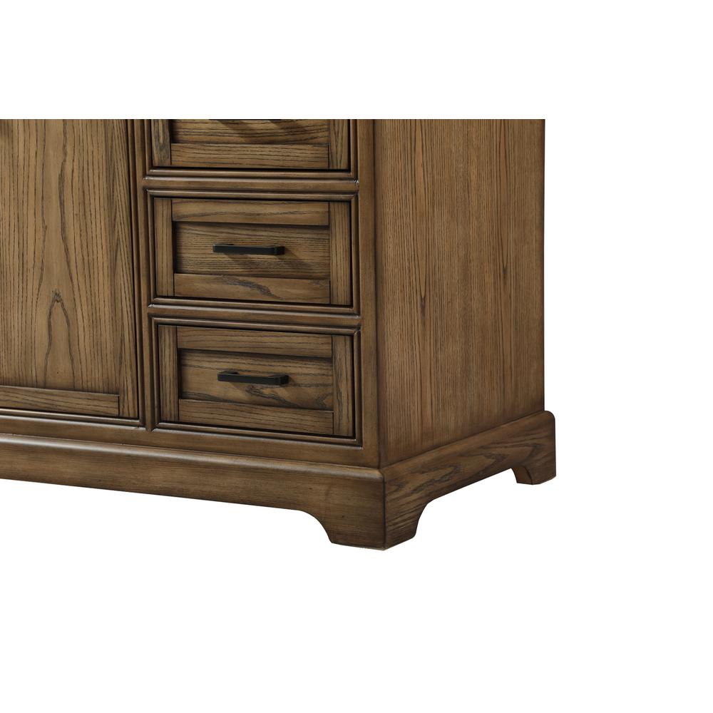 60 inch Single bathroom vanity in driftwood. Picture 13