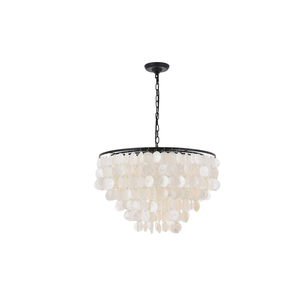 Selene 6 light Black Pendant. Picture 2