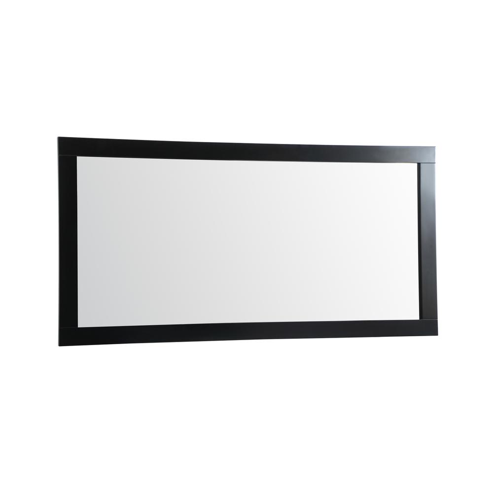 Aqua vanity mirror 72x36 inch in black. Picture 5