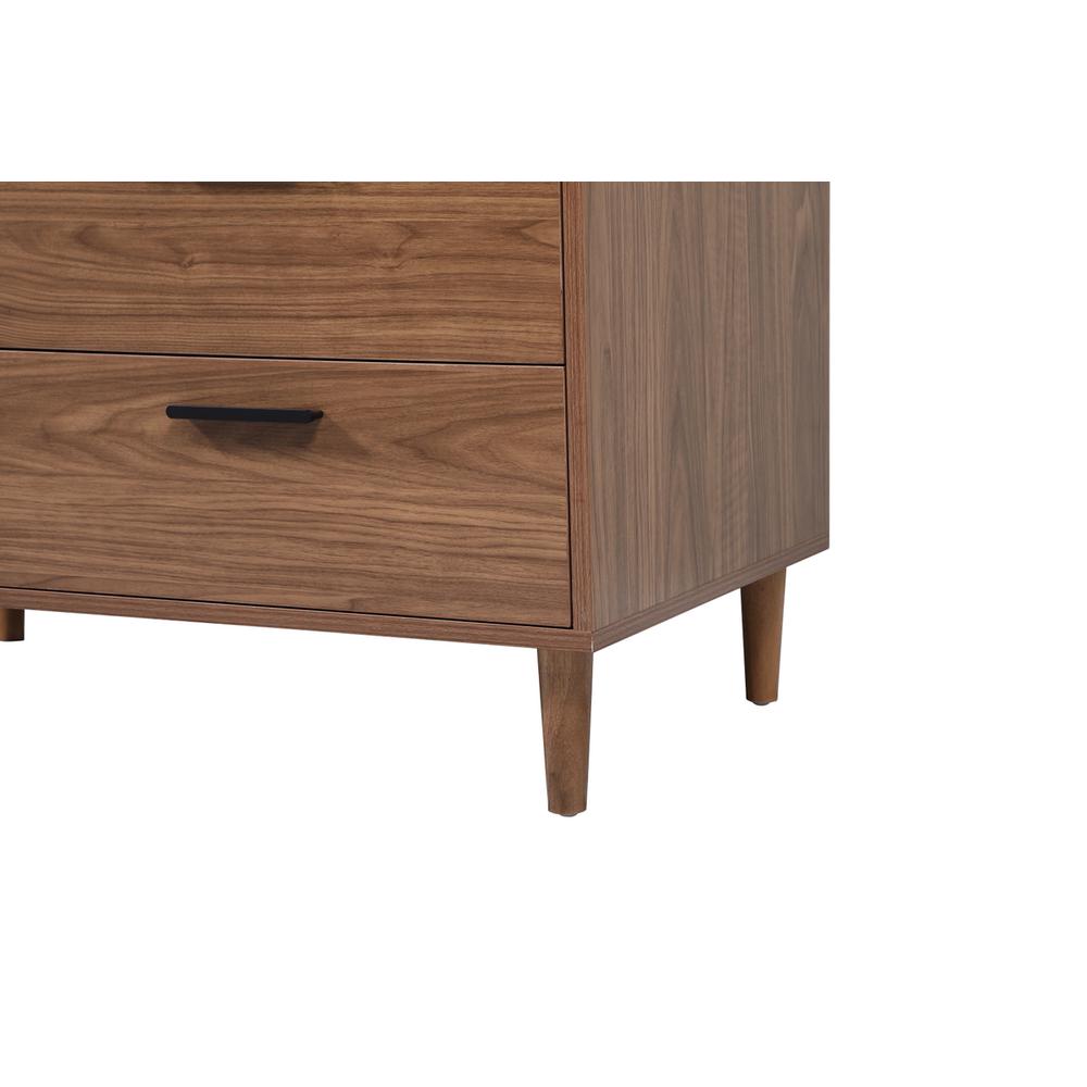42 inch Single bathroom vanity in walnut brown. Picture 13