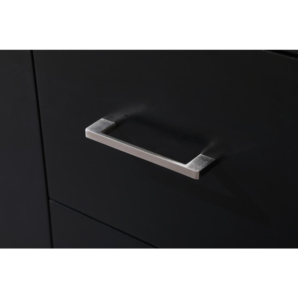 48 Inch SIngle Bathroom Vanity In Black. Picture 12