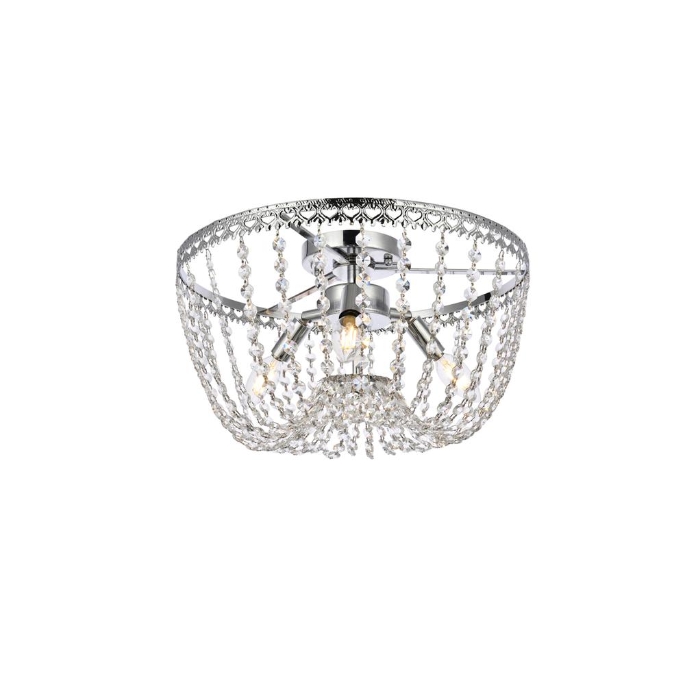 Kylie 16 inch flush mount in chrome. Picture 2