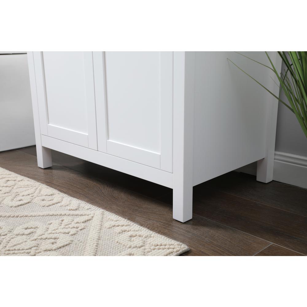 30 Inch SIngle Bathroom Vanity In White. Picture 6