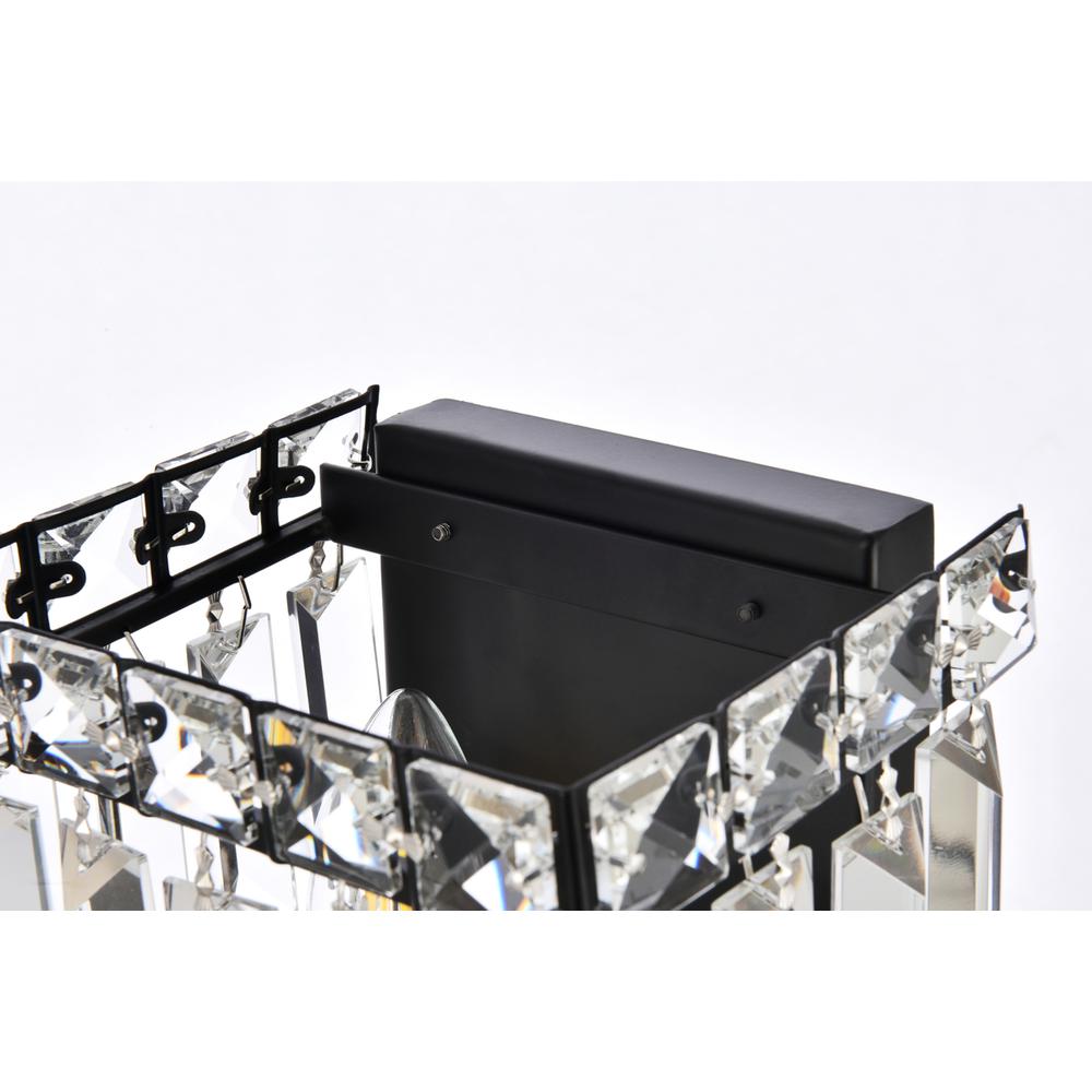 Maxime 6 Inch Black Wall Sconce. Picture 5