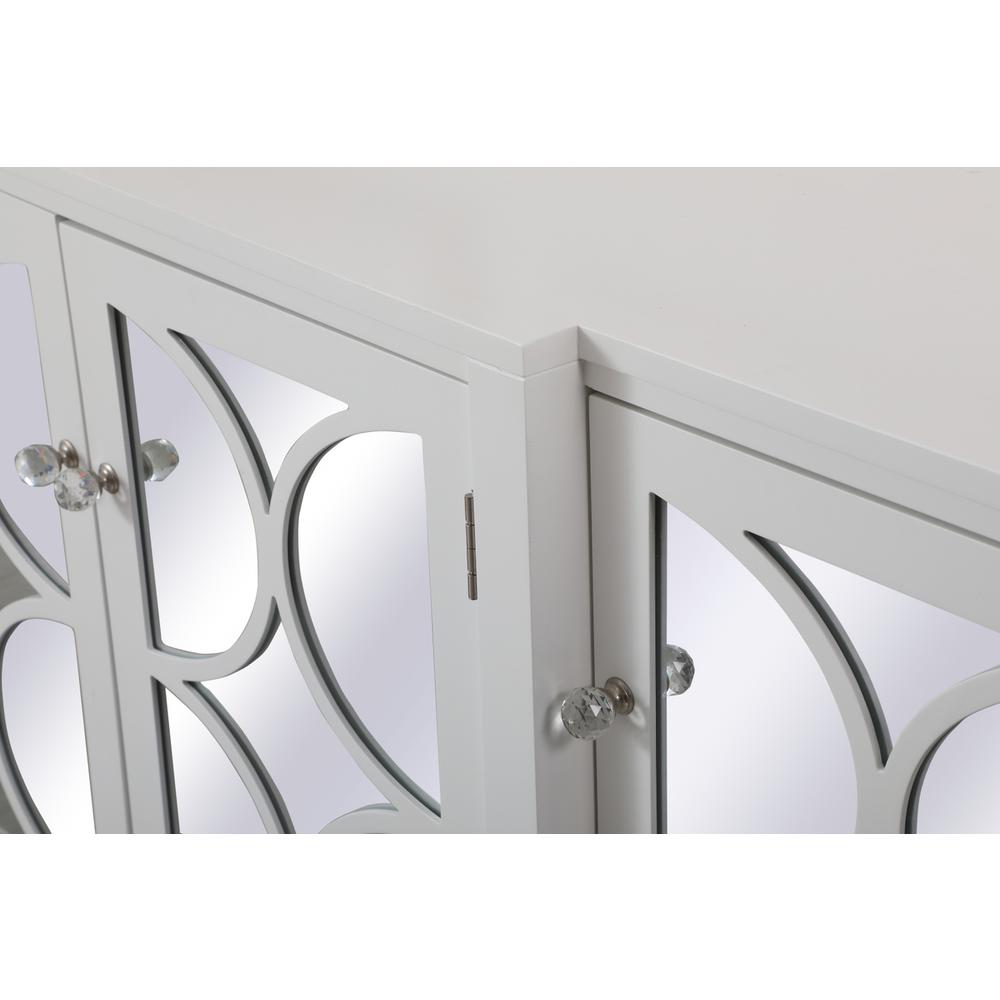 72 inch mirrored credenza in White. Picture 4