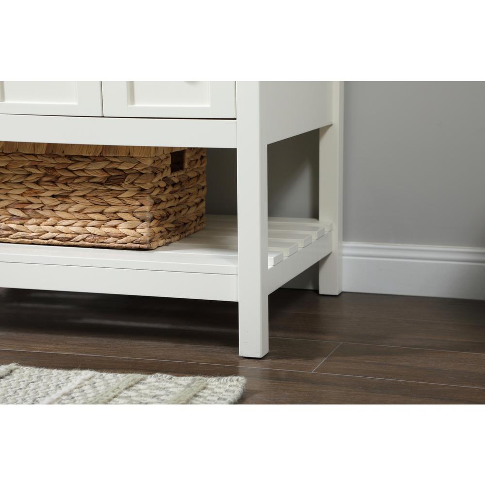 32 inch Single bathroom vanity in white. Picture 6