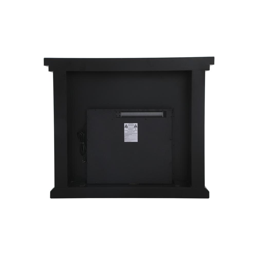 47.5 in. Crystal mirrored mantle with crystal insert fireplace. Picture 11