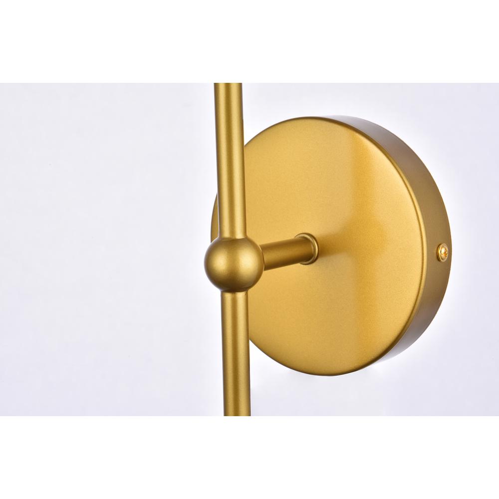 Keely 1 light brass wall sconce. Picture 4