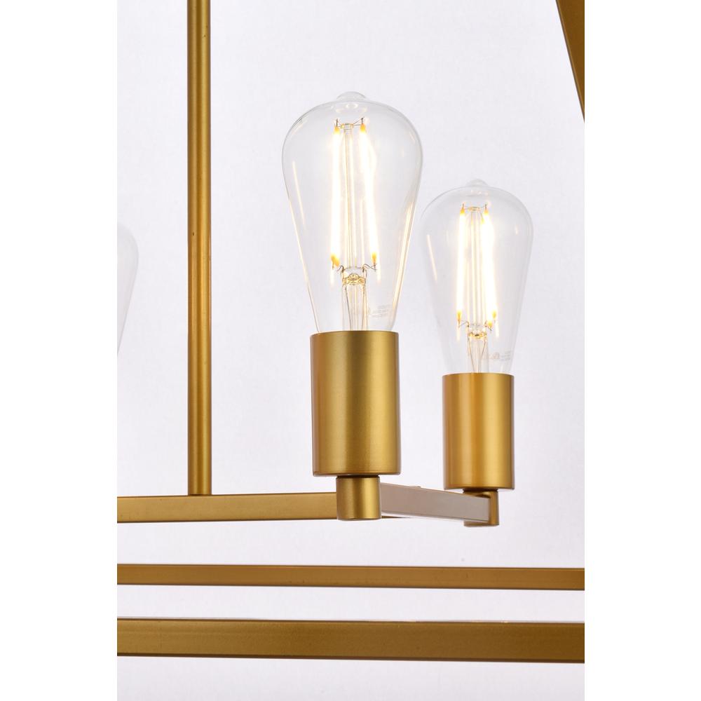 Declan 24 inch pendant in brass. Picture 4