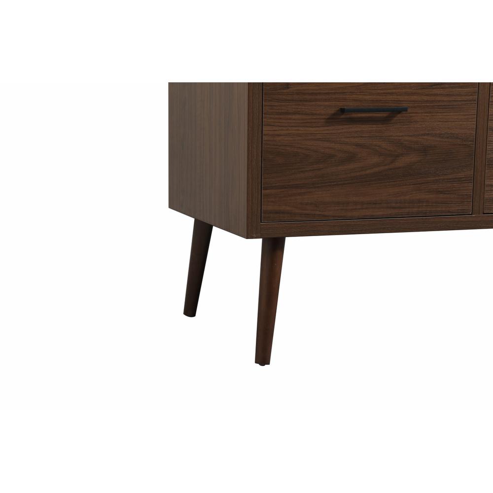 42 inch Single bathroom vanity in walnut. Picture 13