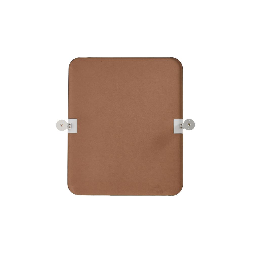 Soft Corner Pivot Mirror 20X24 Inch In Silver. Picture 6