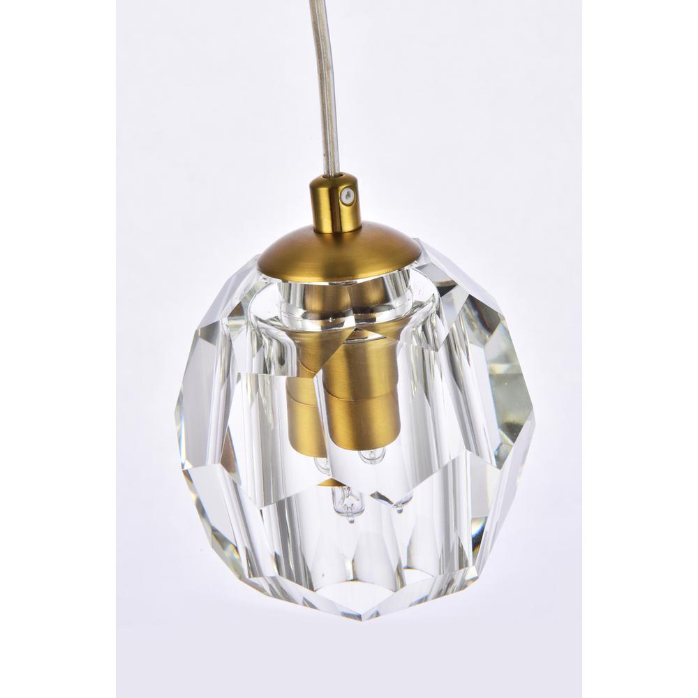 Eren 1 light Gold pendant. Picture 4