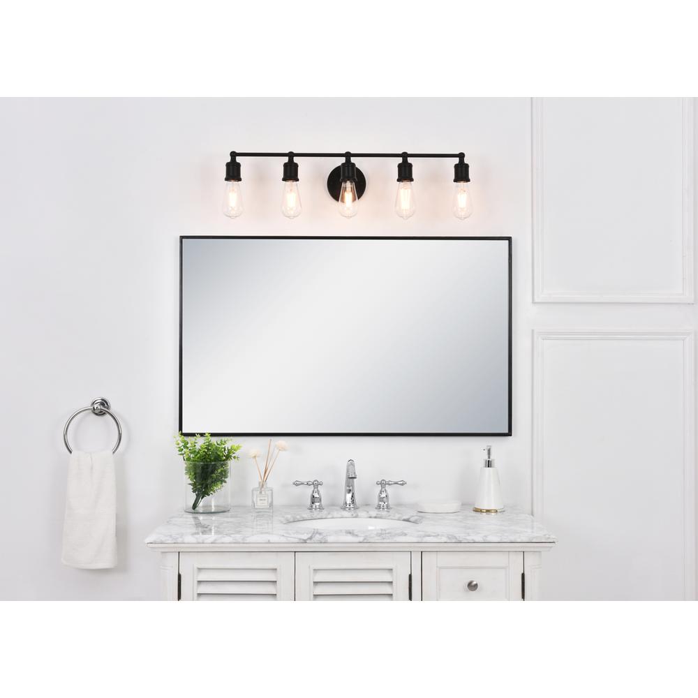 Serif 5 light black Wall Sconce. Picture 13