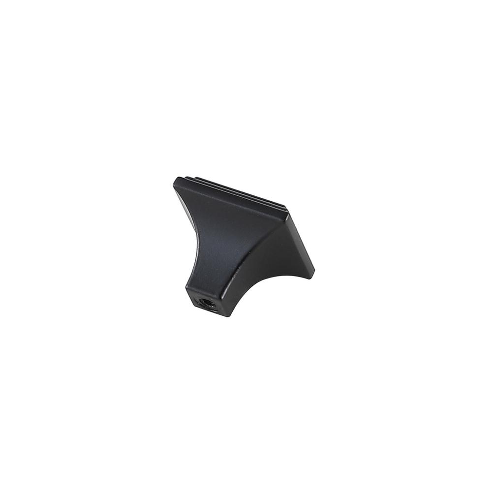 Wilow 1" Matte Black Square Knob Multipack (Set of 10). Picture 4