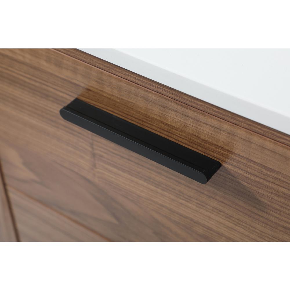 30 inch Single bathroom vanity in walnut brown. Picture 12