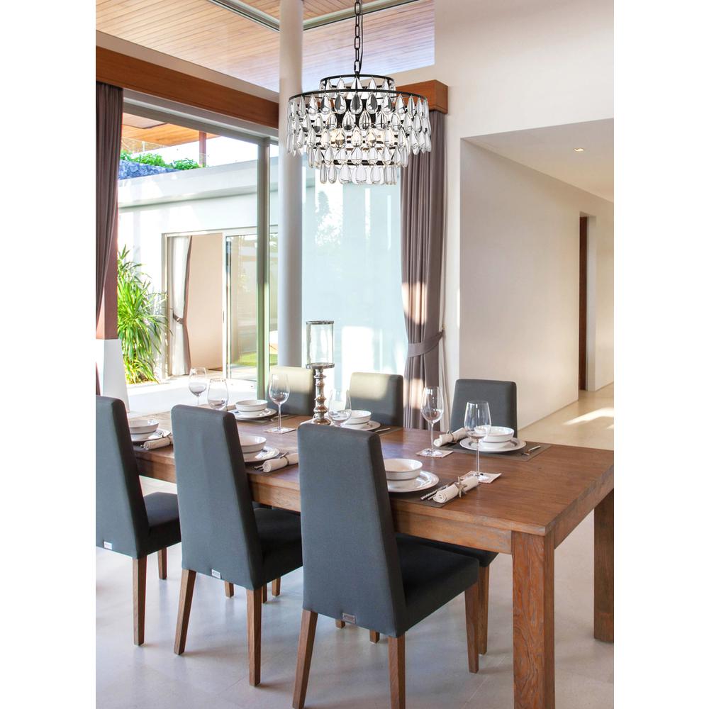 Mila 18 inch pendant in black. Picture 8