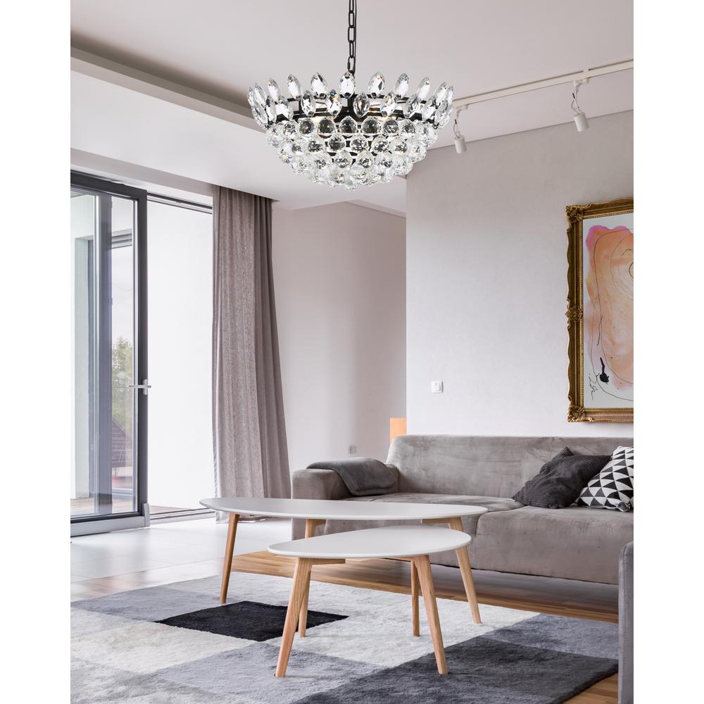 Emilia 20 inch pendant in black. Picture 8