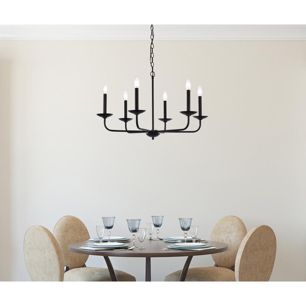 Cohen 30 inch pendant in black. Picture 7