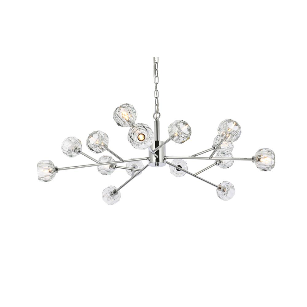 Graham 15 Light Pendant in Chrome. Picture 2