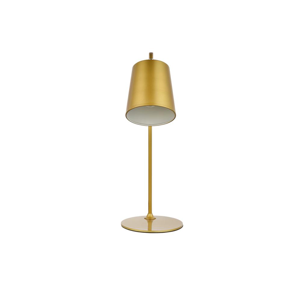 Leroy 1 light brass table lamp. Picture 2