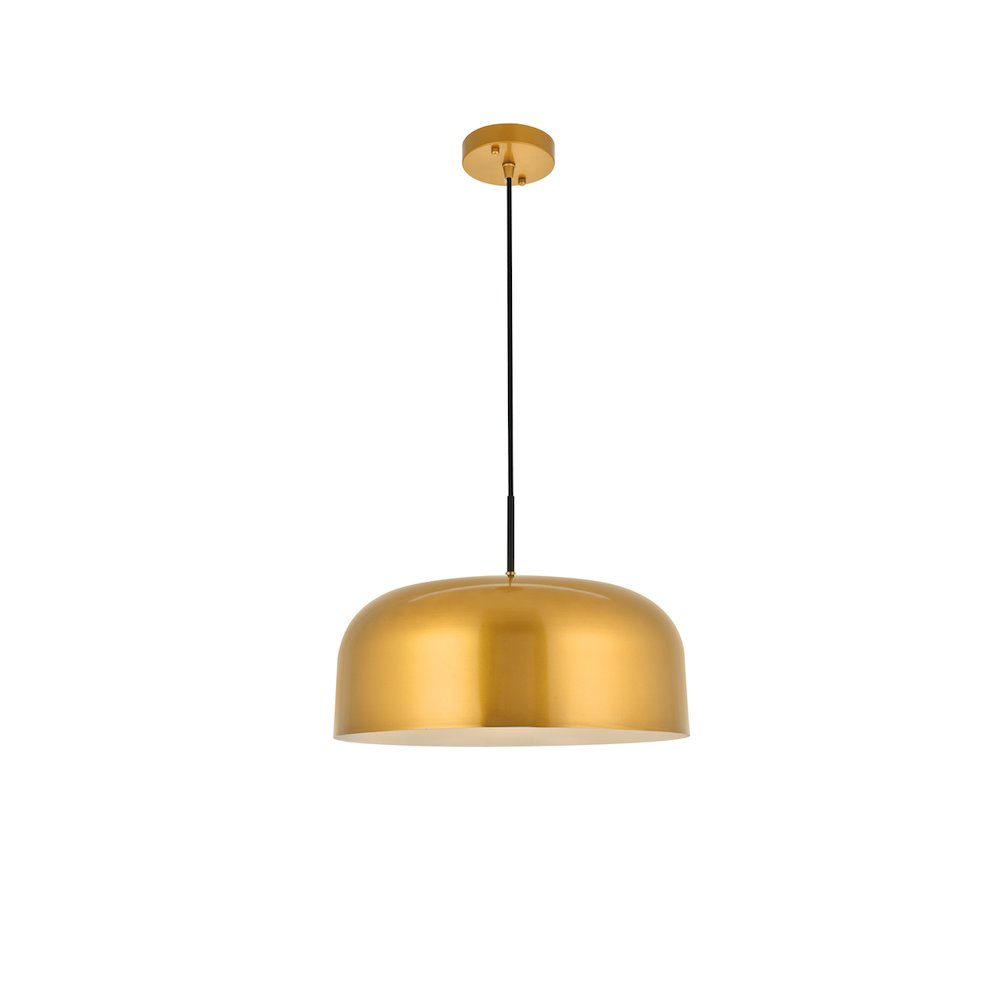 Etude 1 Light Satin Gold Pendant. Picture 1