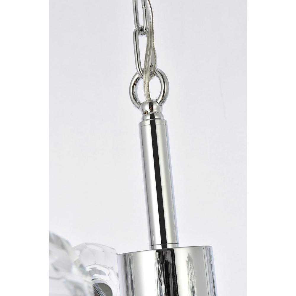 Graham 10 Light Pendant in Chrome. Picture 4