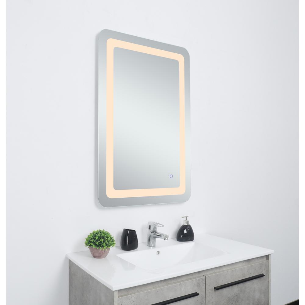 Genesis 18in x 30in soft edge LED mirror. Picture 3
