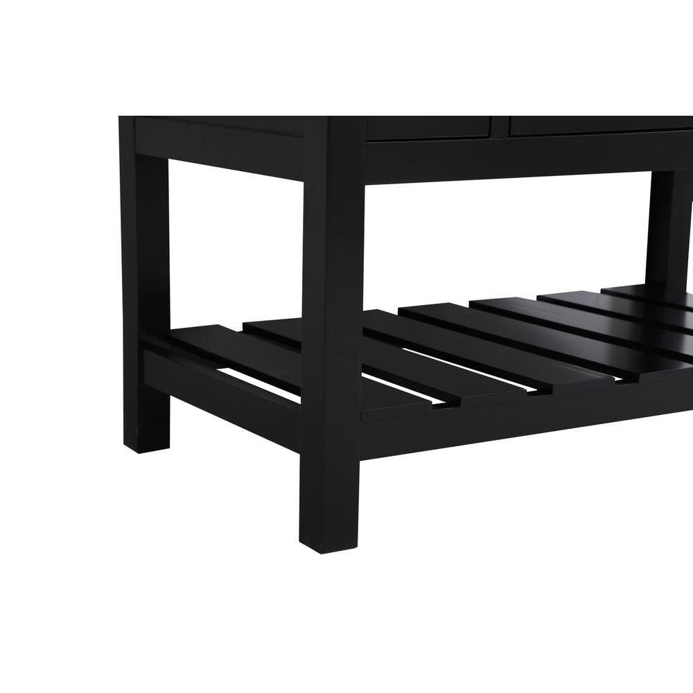 42 inch Single bathroom vanity in black. Picture 13