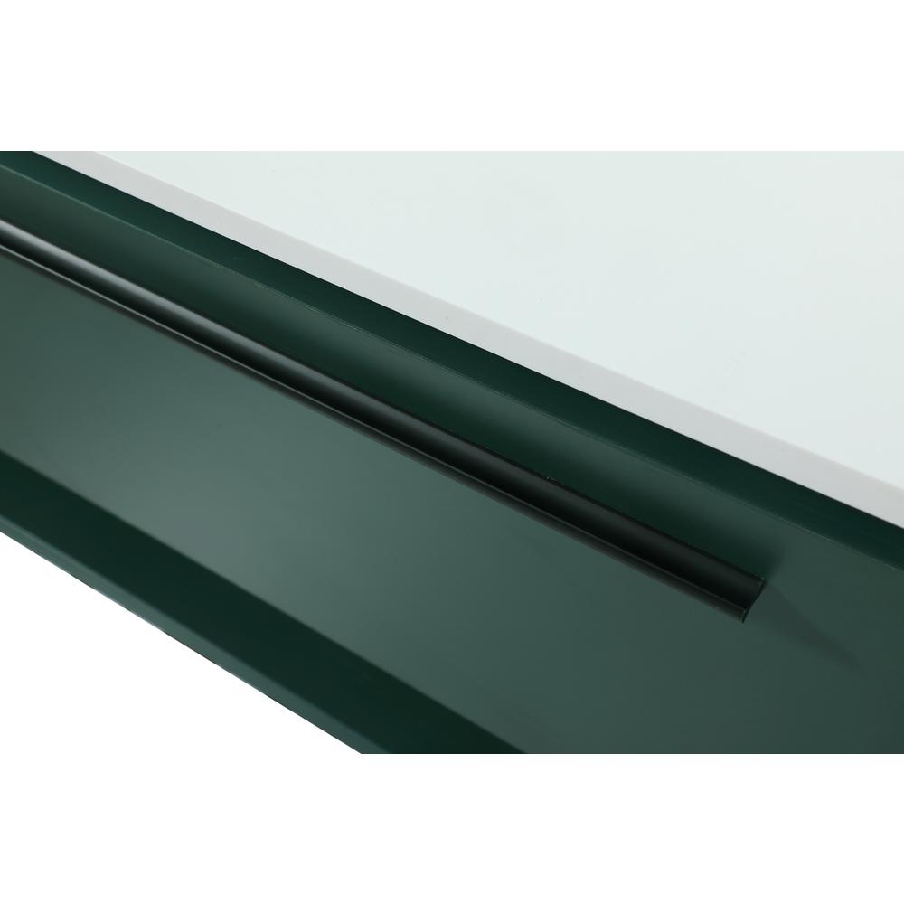 40 inch Single bathroom vanity in green with backsplash. Picture 12