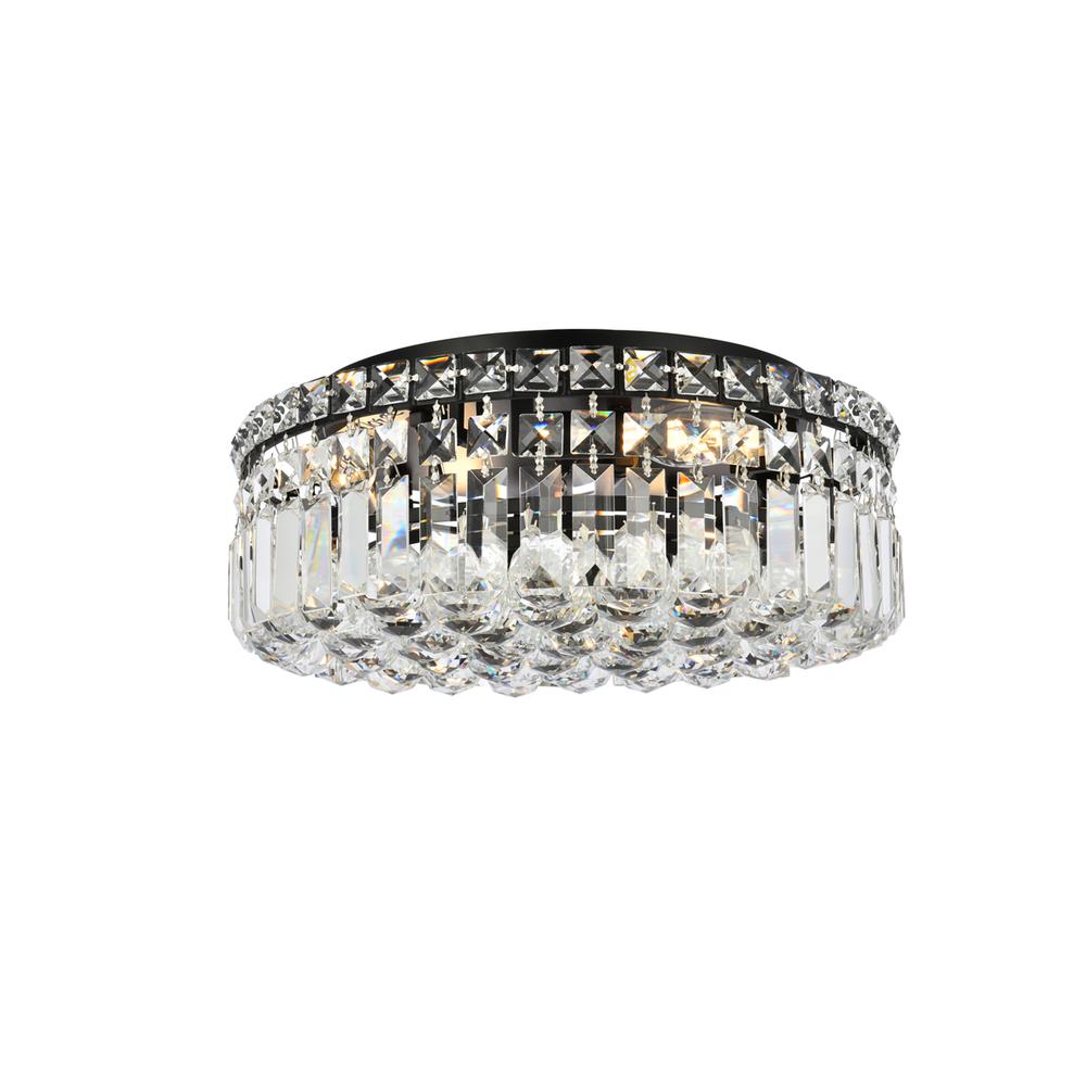 Maxime 16 inch black flush mount. Picture 1