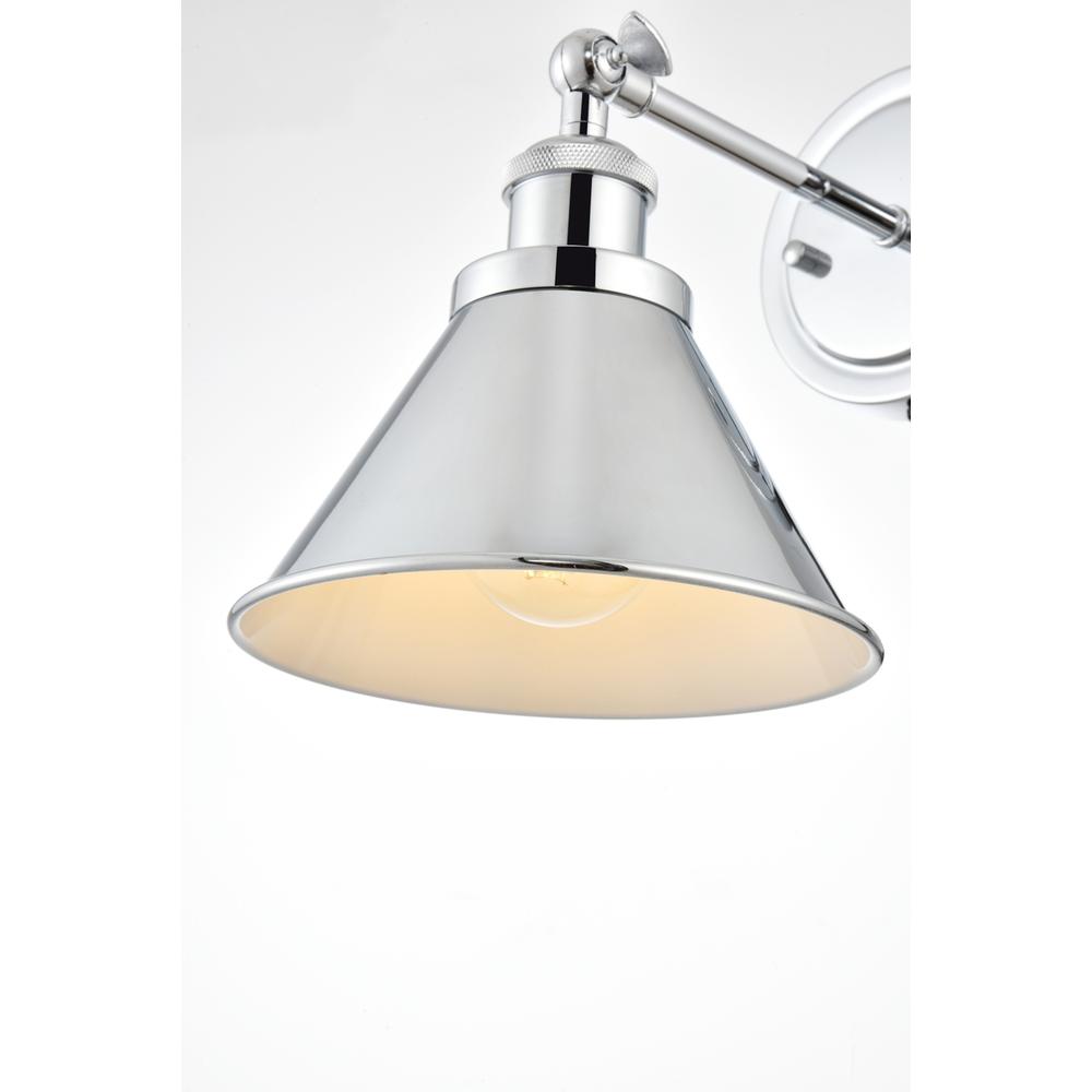 Blaise 1 light Chrome plug in wall sconce. Picture 3