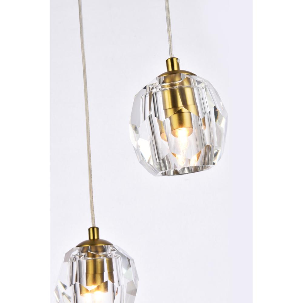 Eren 3 lights Gold pendant. Picture 3