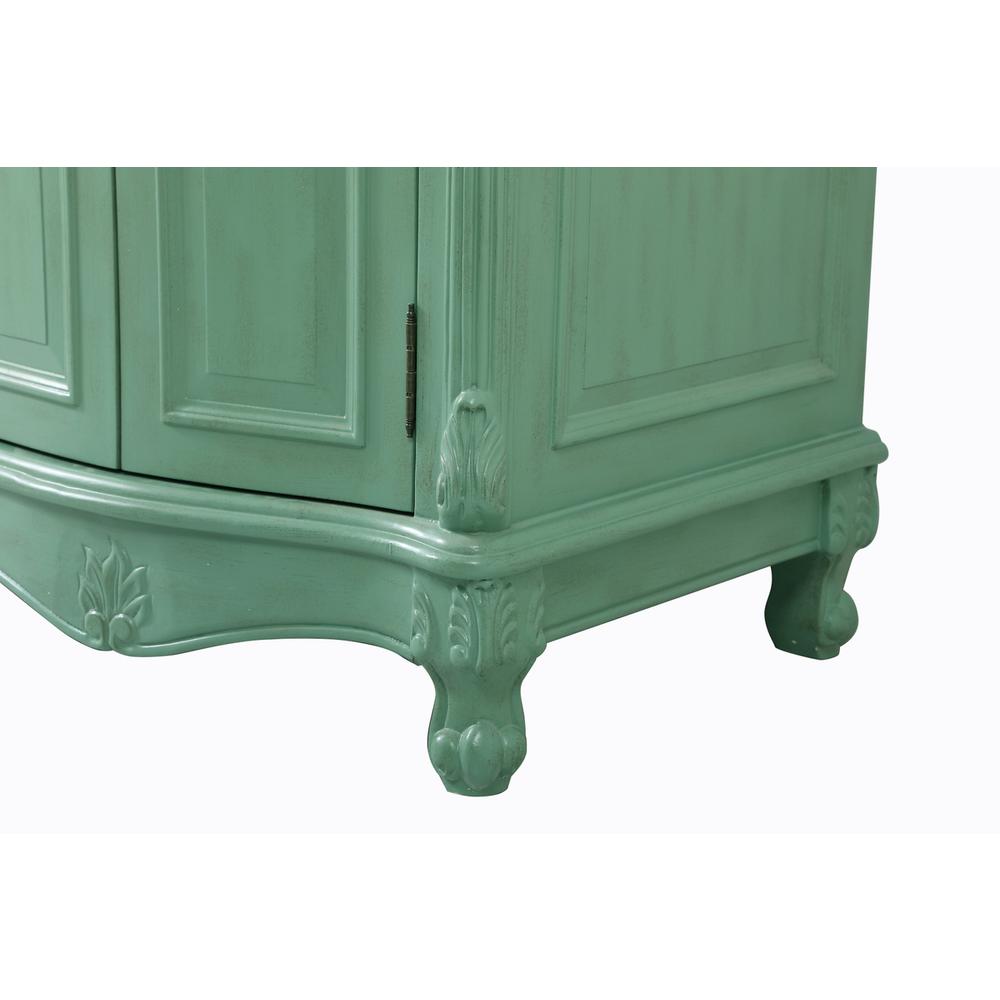 60 inch double bathroom vanity in vintage mint. Picture 13