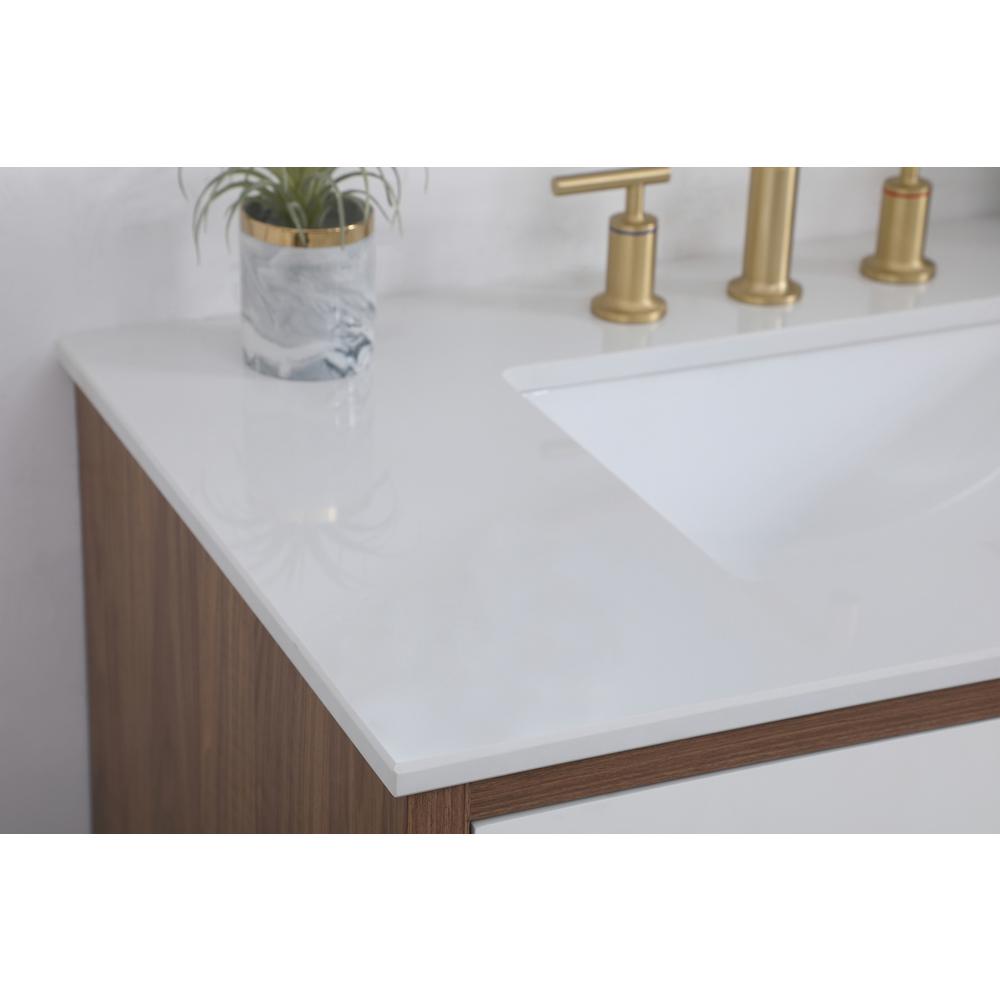 36 inch bathroom vanity in White. Picture 5