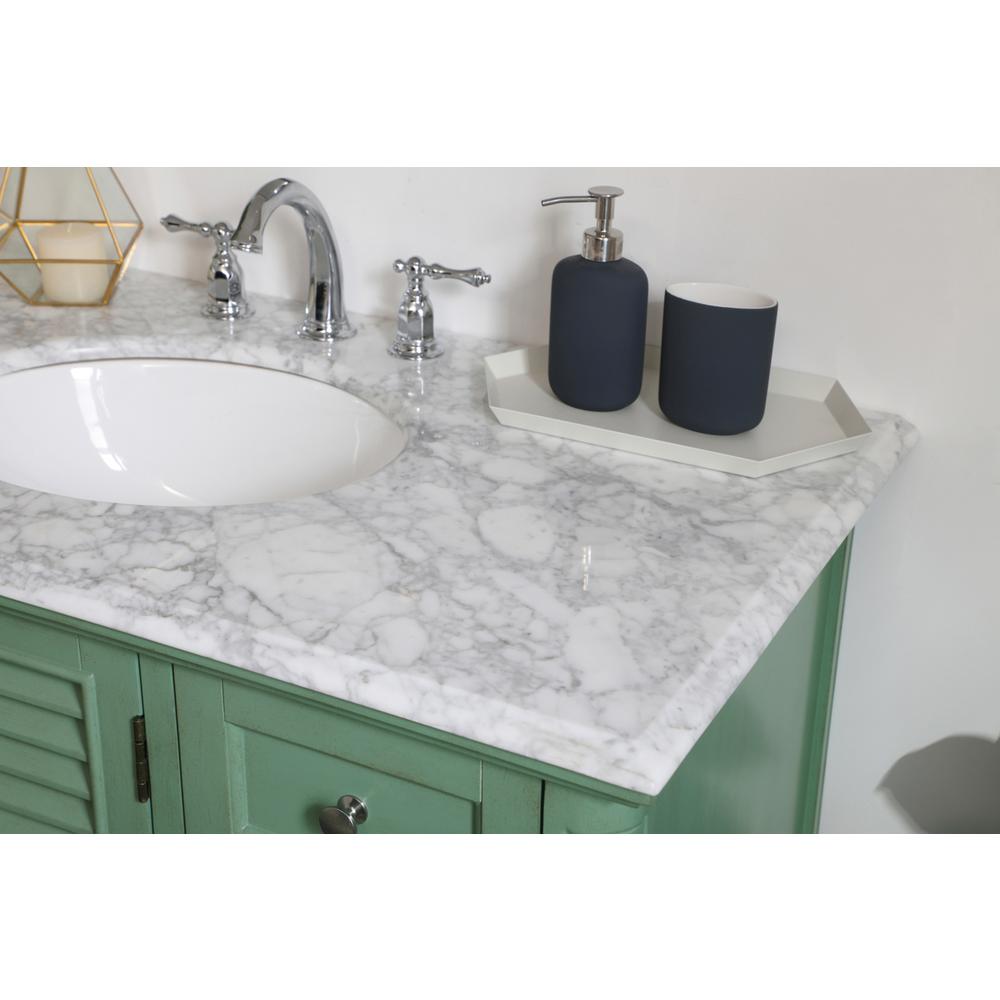 42 inch Single Bathroom Vanity in Vintage Mint. Picture 4