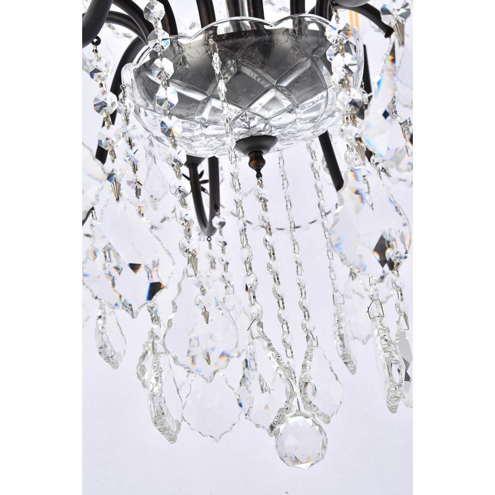 St. Francis 24 light Dark Bronze Chandelier Clear Royal Cut Crystal. Picture 3