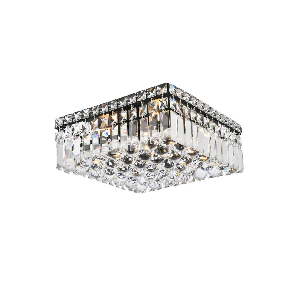 Maxime 12 inch black flush mount. Picture 1