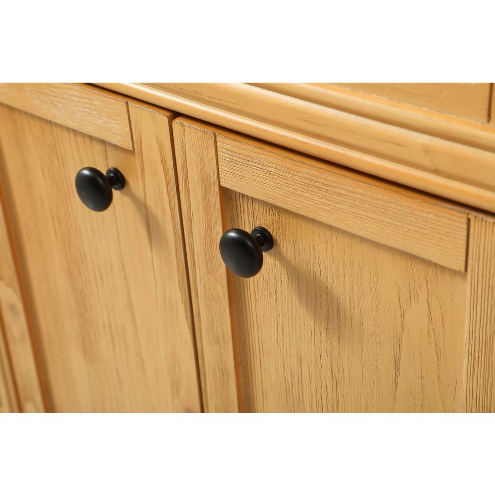 42 inch Single bathroom vanity in natural wood. Picture 12