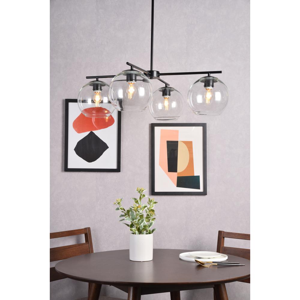 Opus 4 lights black pendant. Picture 9