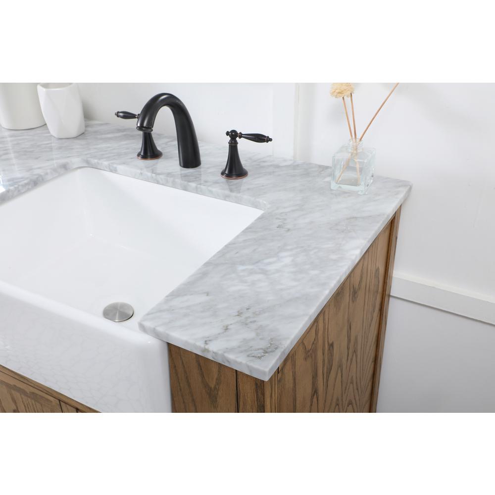 72 inch double bathroom vanity in driftwood. Picture 5