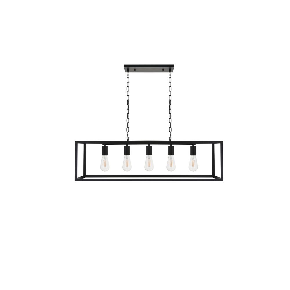 Resolute 5 light black Pendant. Picture 2