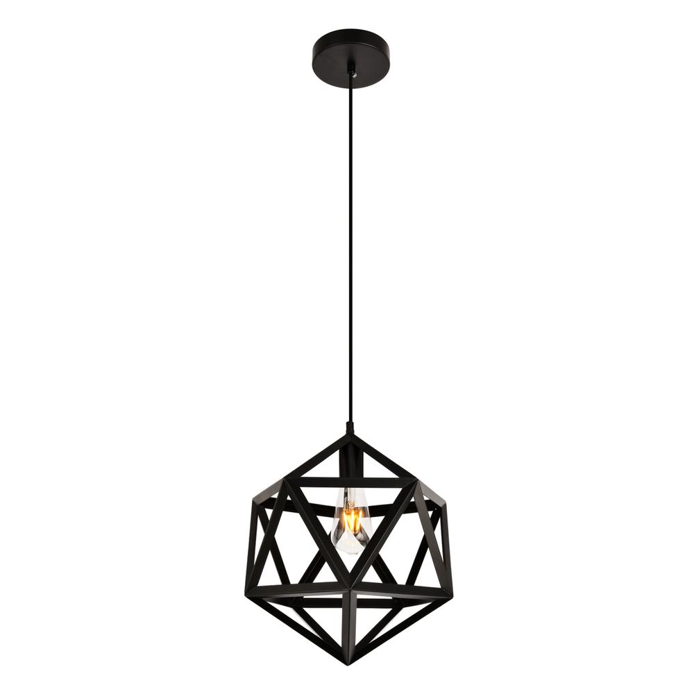 Redmond Collection Pendant D13.0'' H14.6 Lt:1 Black Finish. Picture 2