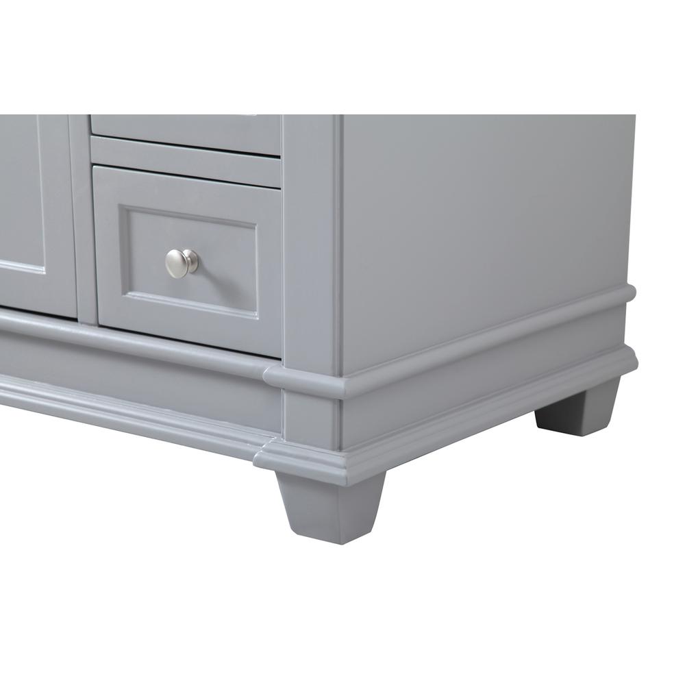 48 inch Single Bathroom Vanity set in Grey. Picture 12