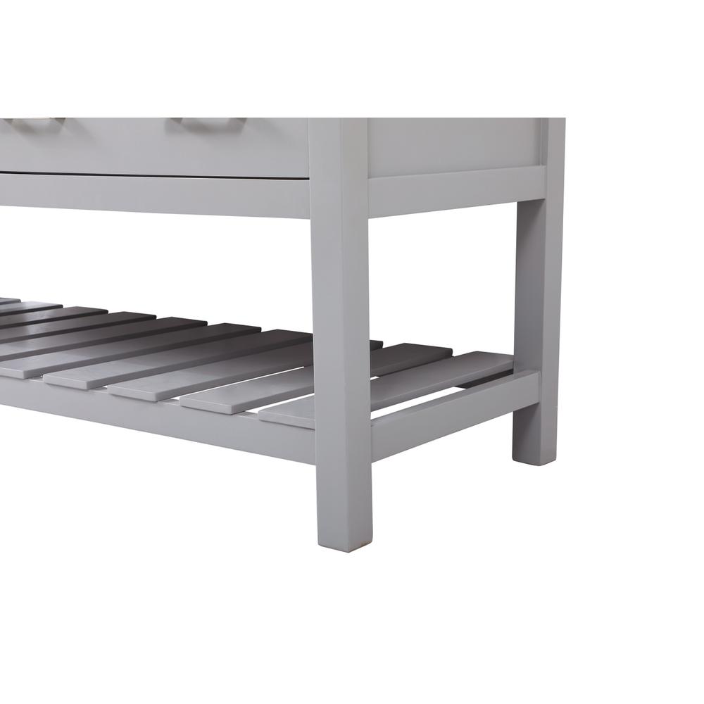 60 inch double bathroom vanity in grey. Picture 13