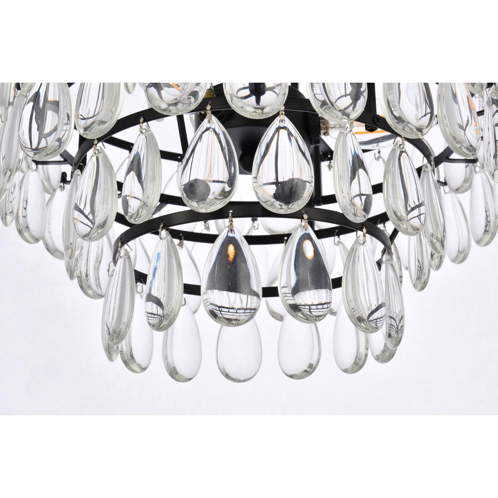 Mila 14 inch pendant in black. Picture 3