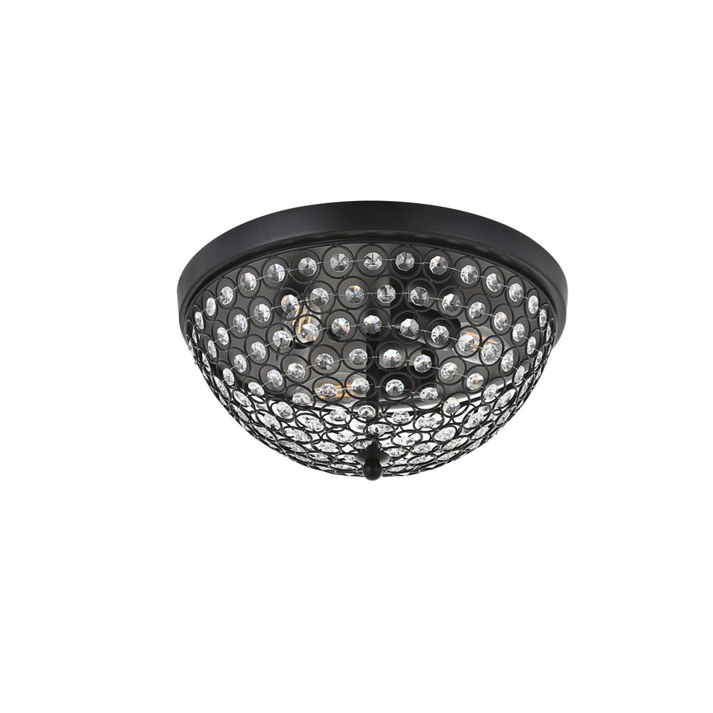 Taye 3 light Matte Black Flush Mount. Picture 7
